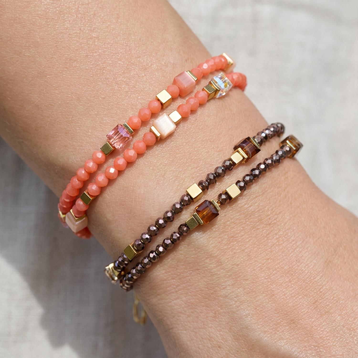 Joyful Colours Flex Bracelet gold-orange