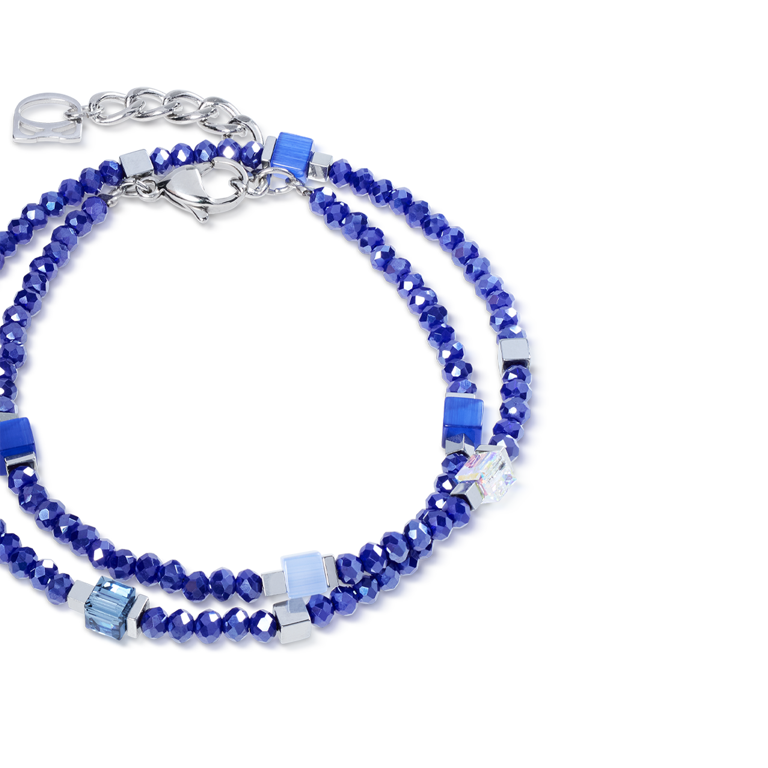 Joyful Colours Flex Bracelet silver-blue