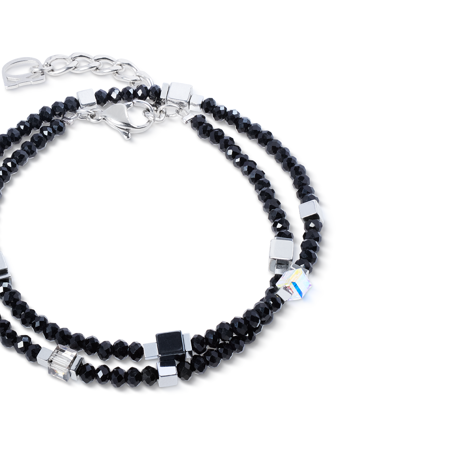 Joyful Colours Flex Bracelet silver-black