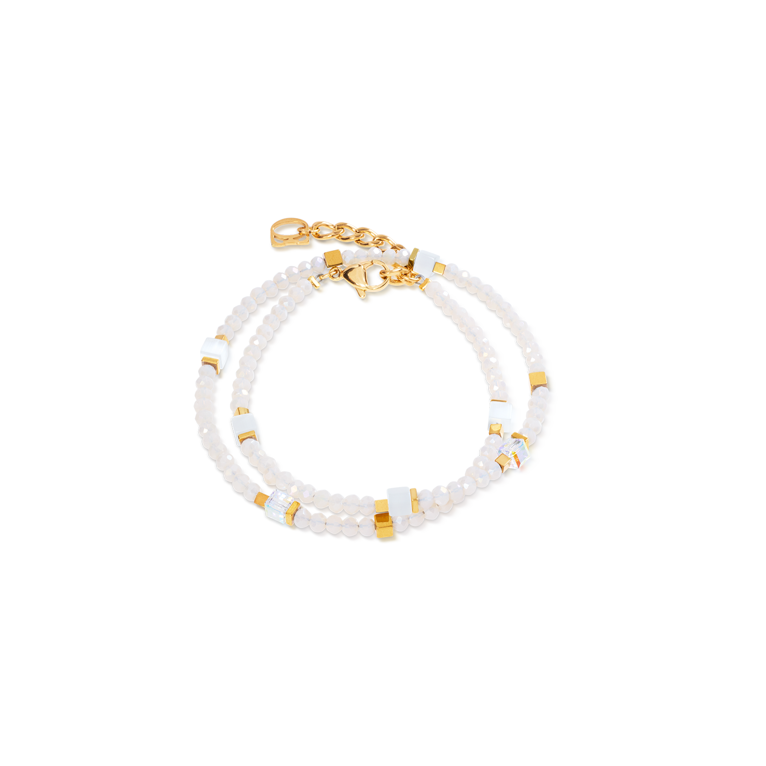 Joyful Colours Flex Bracelet gold-white