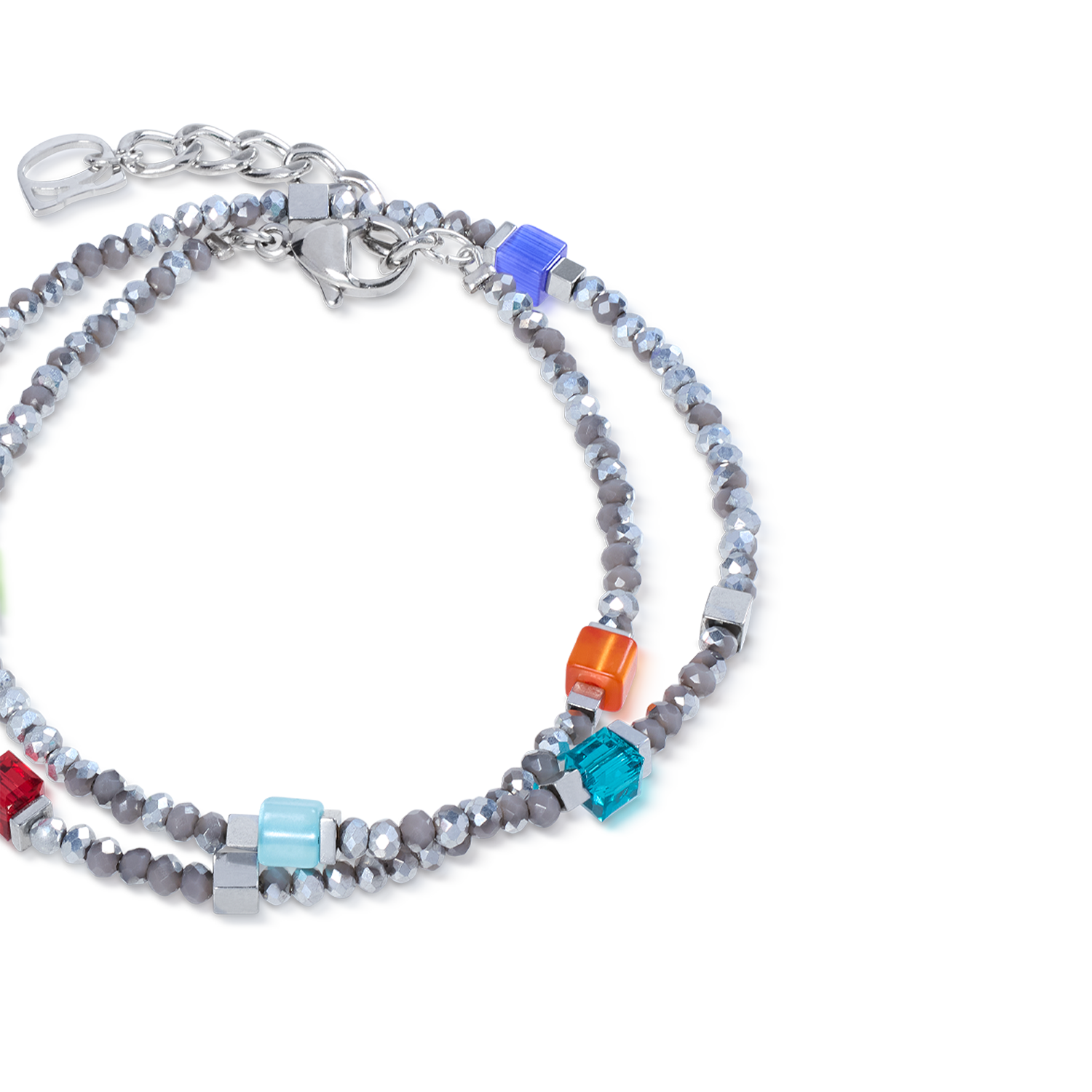 Joyful Colours Flex Bracelet silver-multicolour