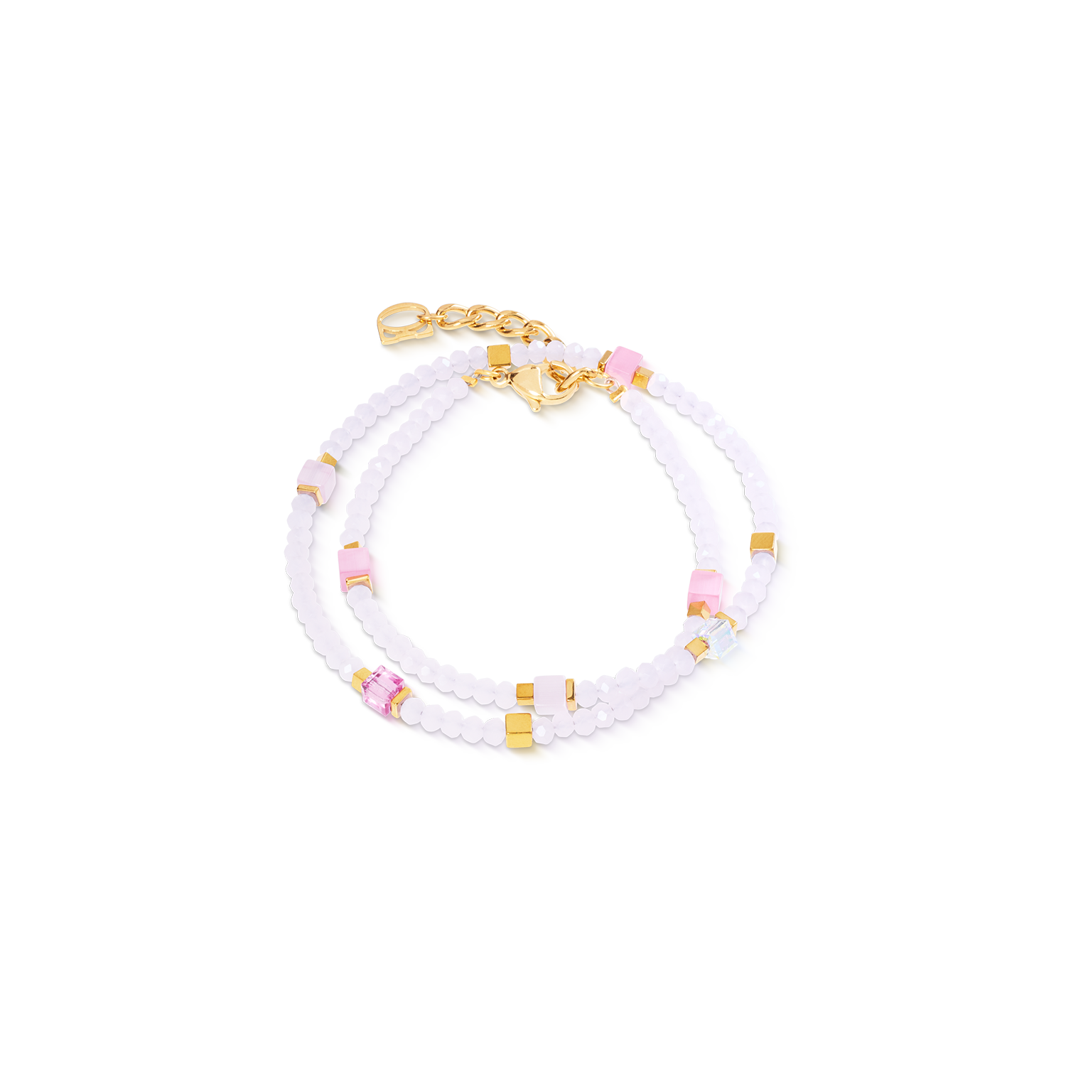 Joyful Colours Flex Bracelet gold-pink