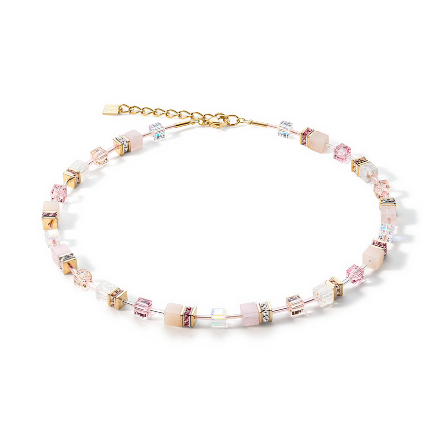 GeoCUBE® Iconic Precious necklace light rose