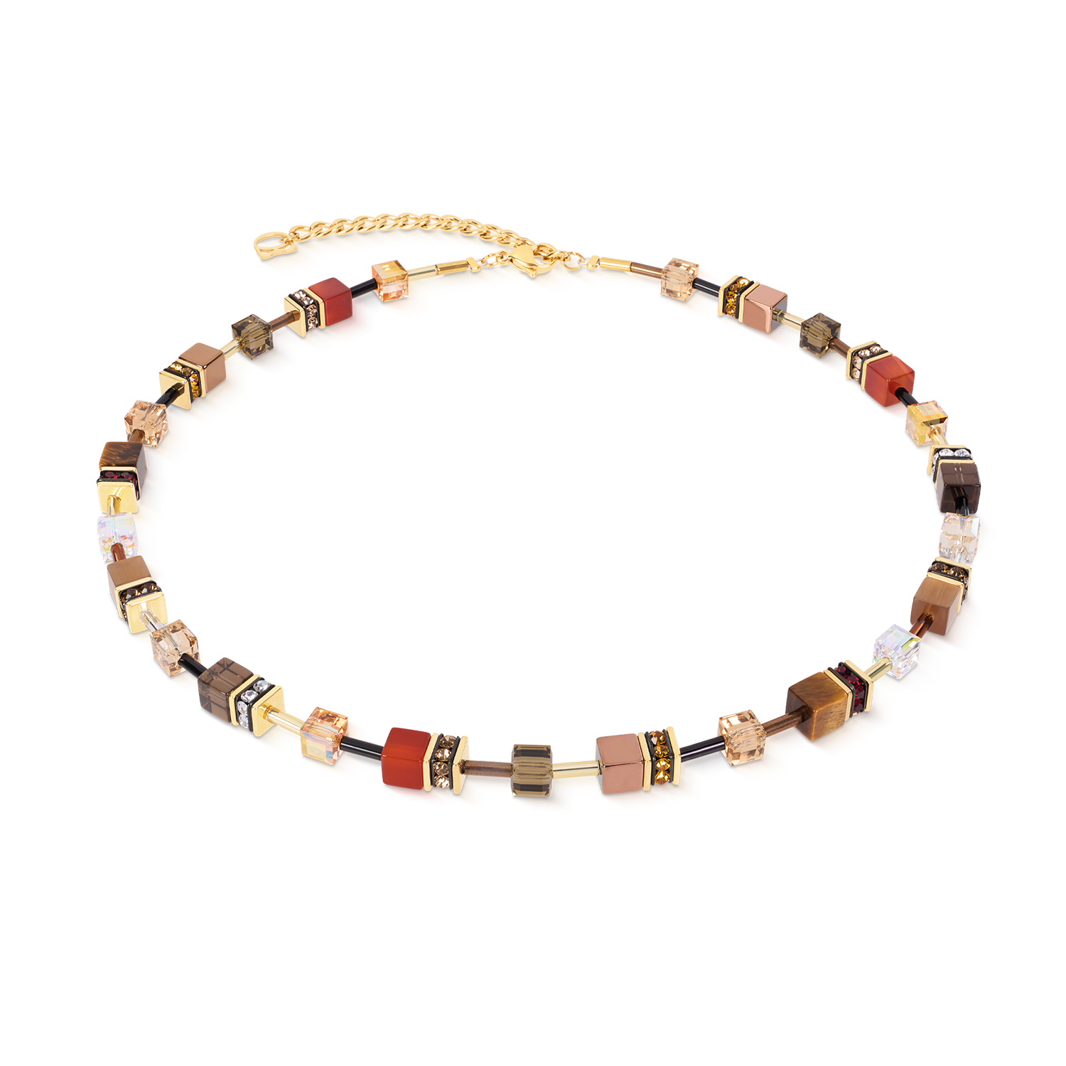 GeoCUBE® Iconic Precious Necklace Amber Glow