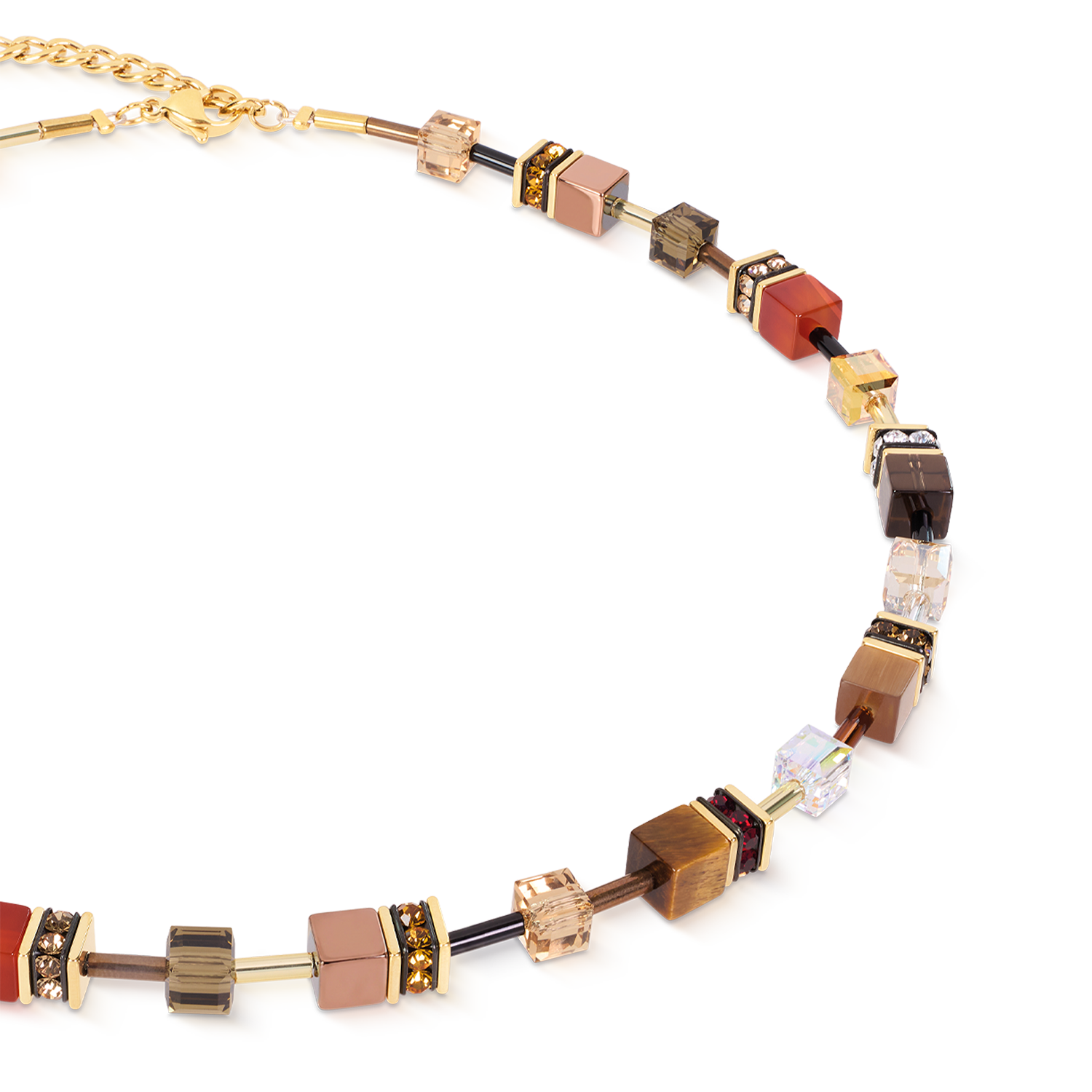 GeoCUBE® Iconic Precious Necklace Amber Glow