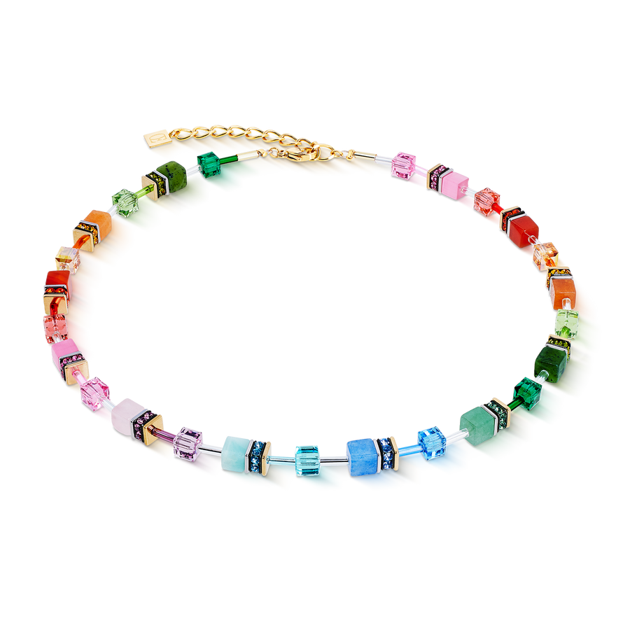 GeoCUBE® Iconic Precious necklace Rainbow
