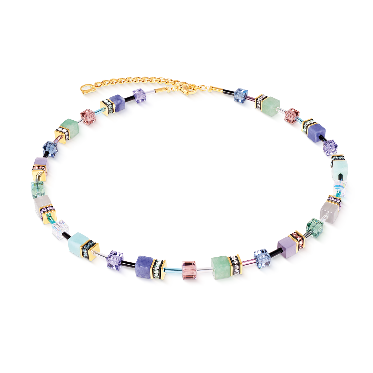 GeoCUBE® Iconic Precious Necklace Pastel Garden