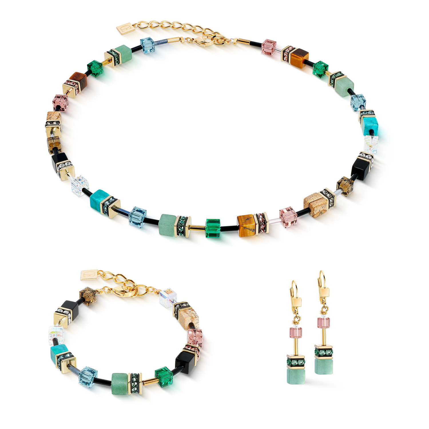 GeoCUBE® Iconic Precious necklace Art Nouveau