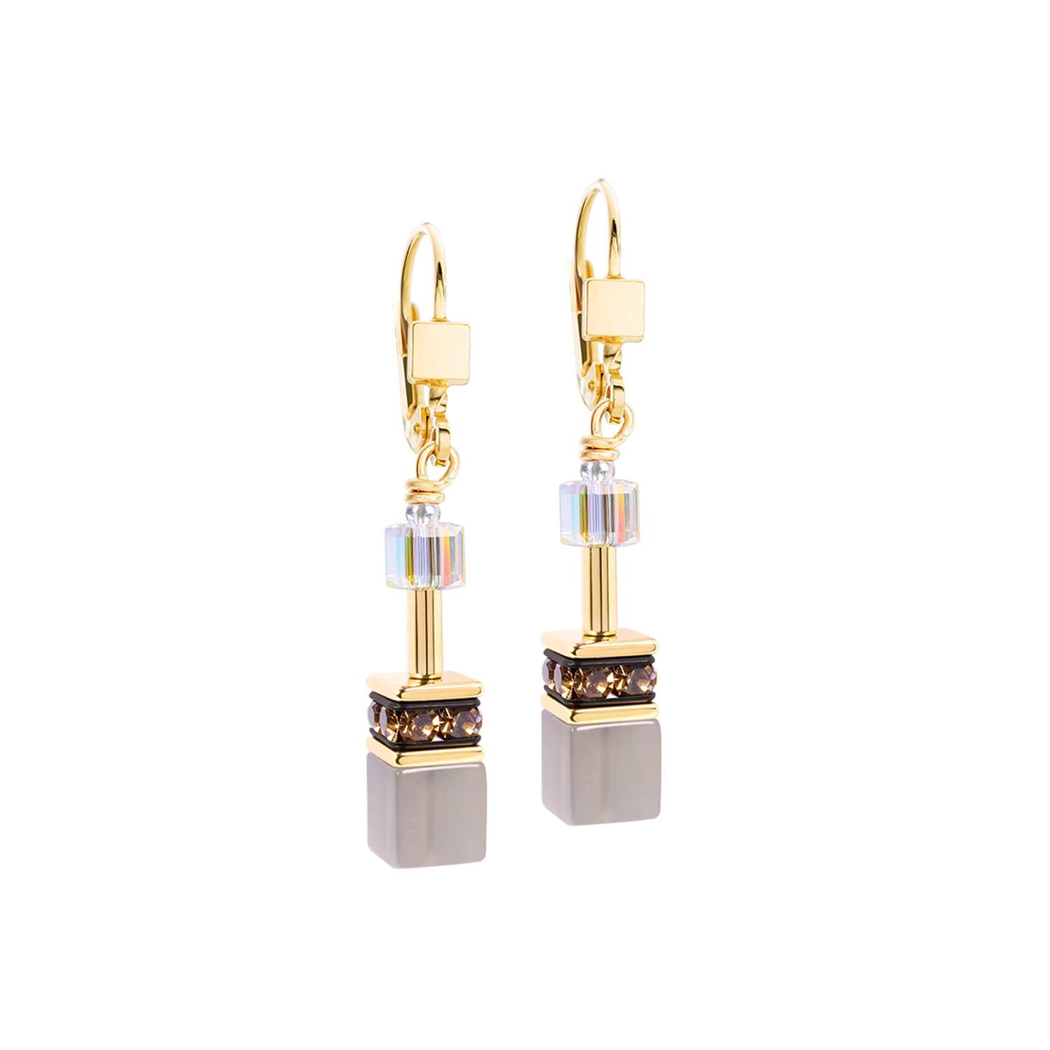 GeoCUBE® Iconic Precious Earrings Rustic Luxe