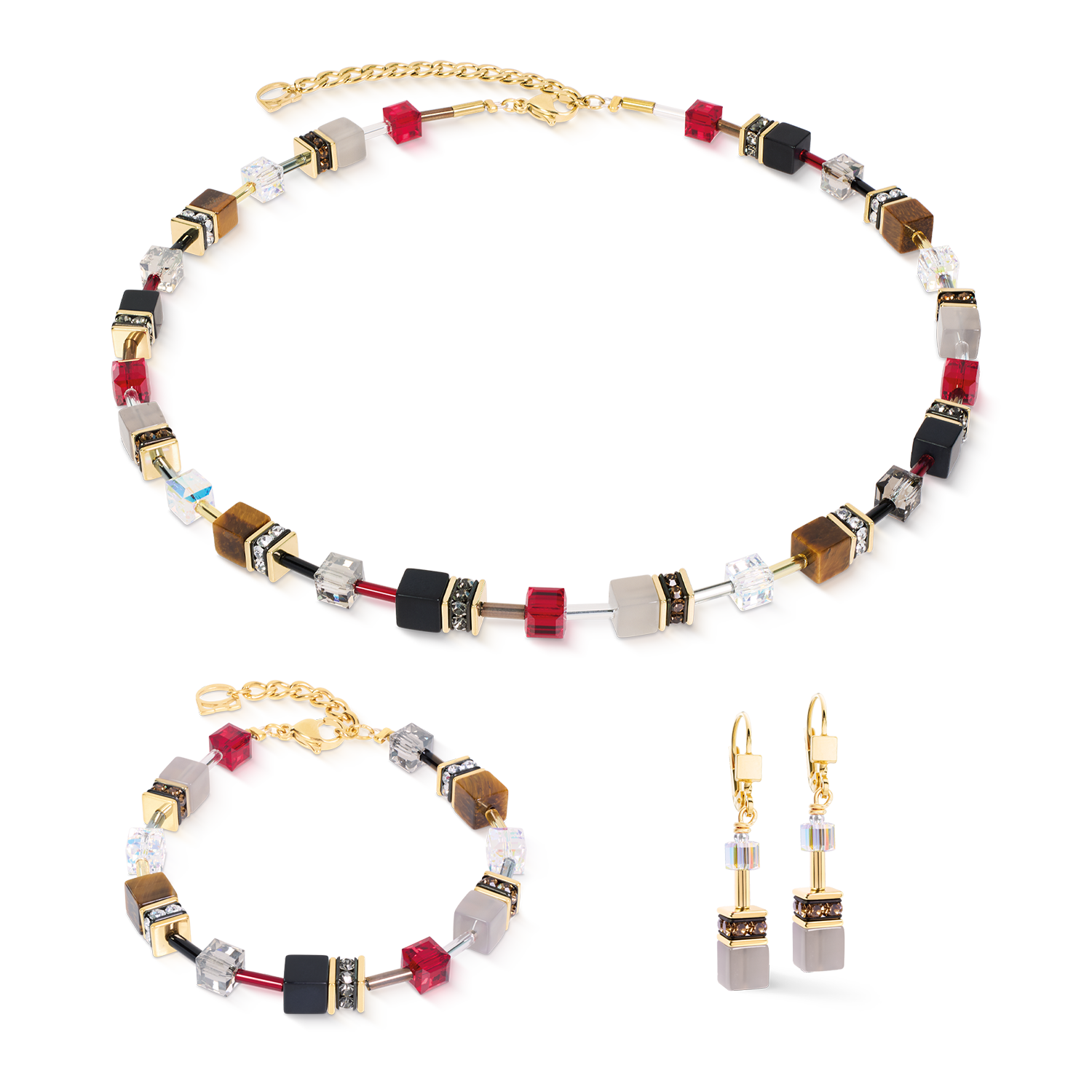 GeoCUBE® Iconic Precious Earrings Rustic Luxe