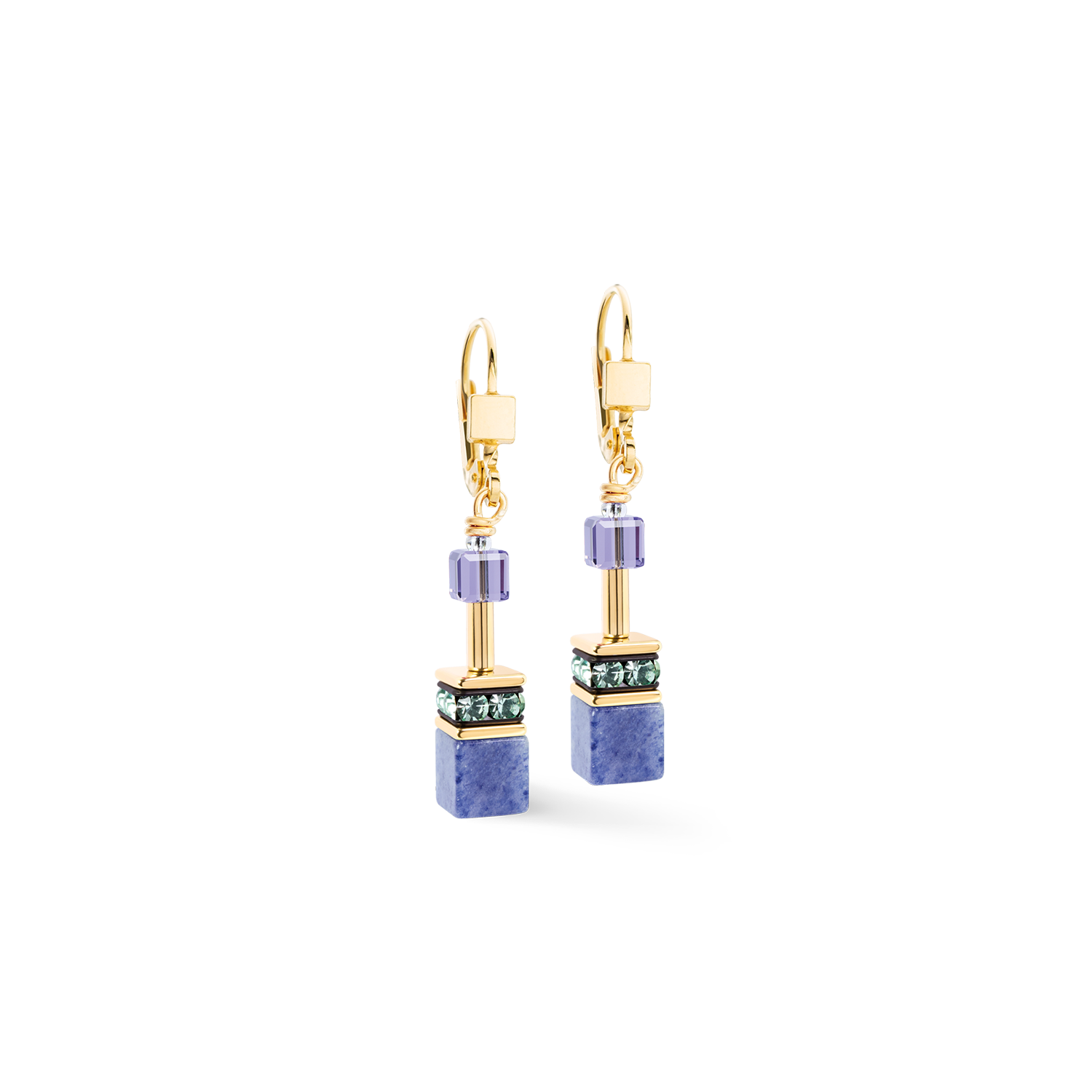 GeoCUBE® Iconic Precious Earrings Pastel Garden