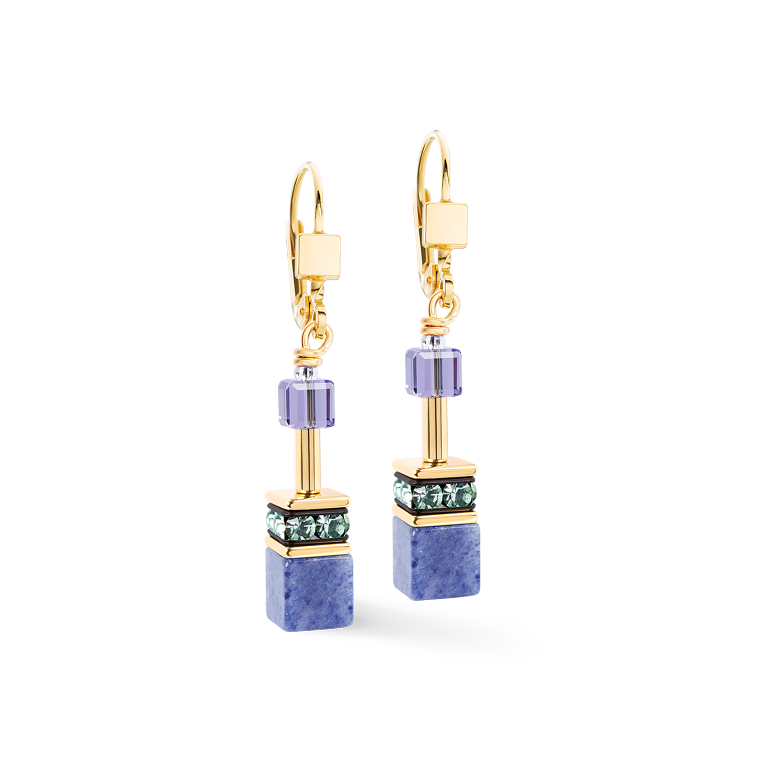 GeoCUBE® Iconic Precious Earrings Pastel Garden