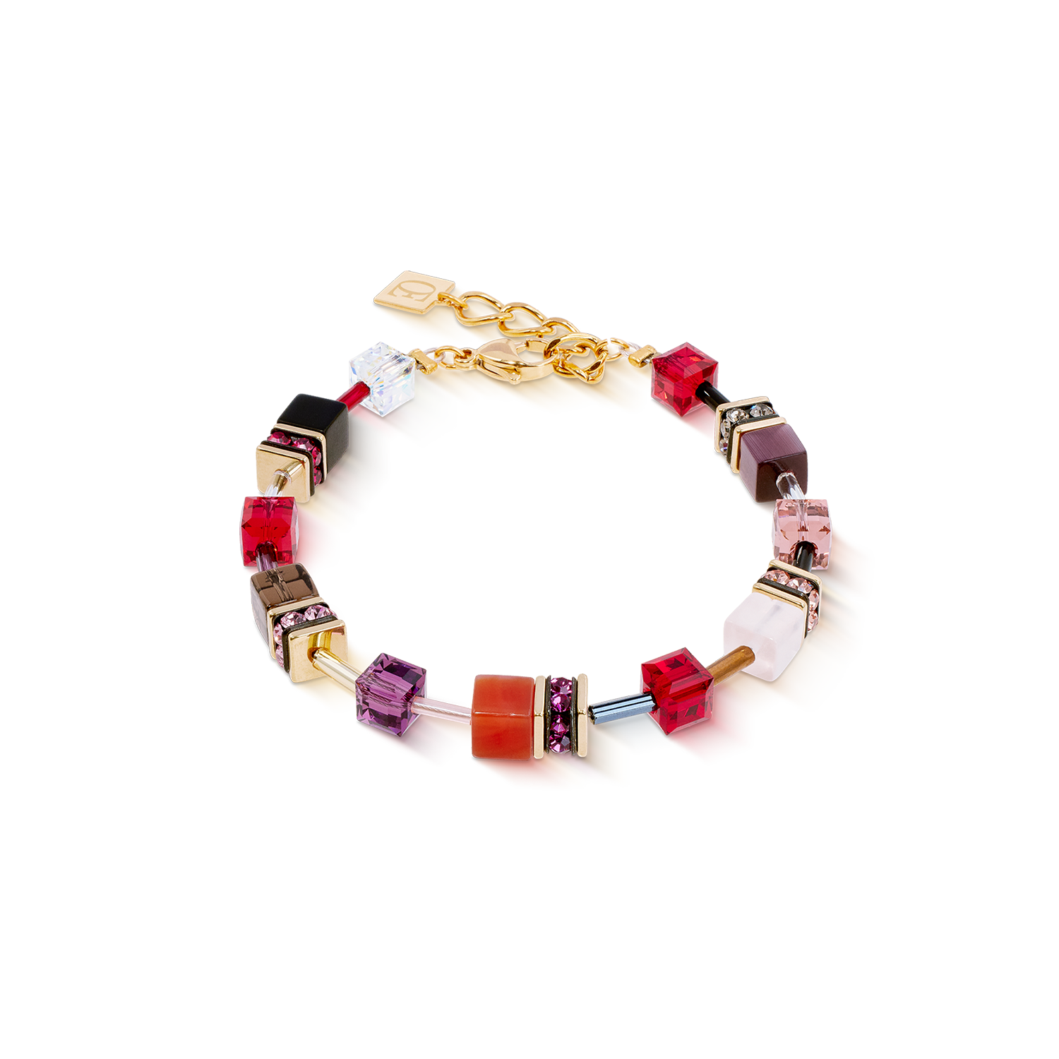 GeoCUBE® Iconic Precious bracelet Festive red