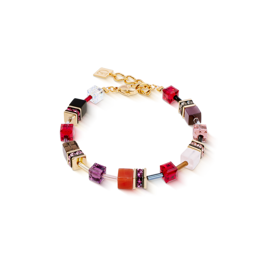 GeoCUBE® Iconic Precious bracelet Festive red