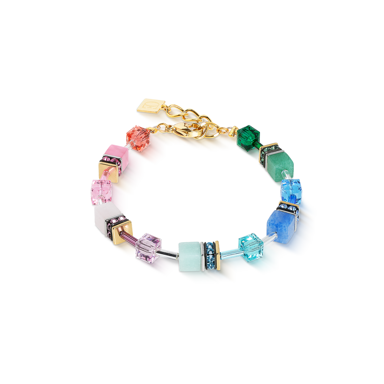 GeoCUBE® Iconic Precious bracelet Rainbow