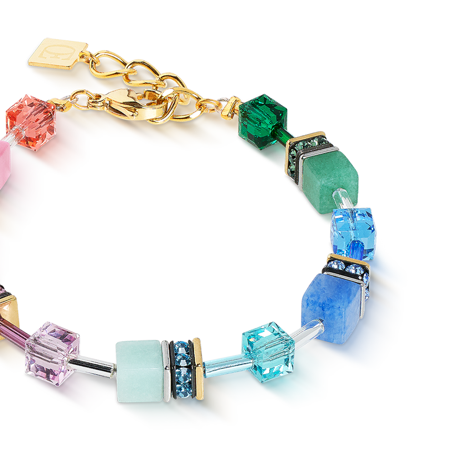 GeoCUBE® Iconic Precious bracelet Rainbow