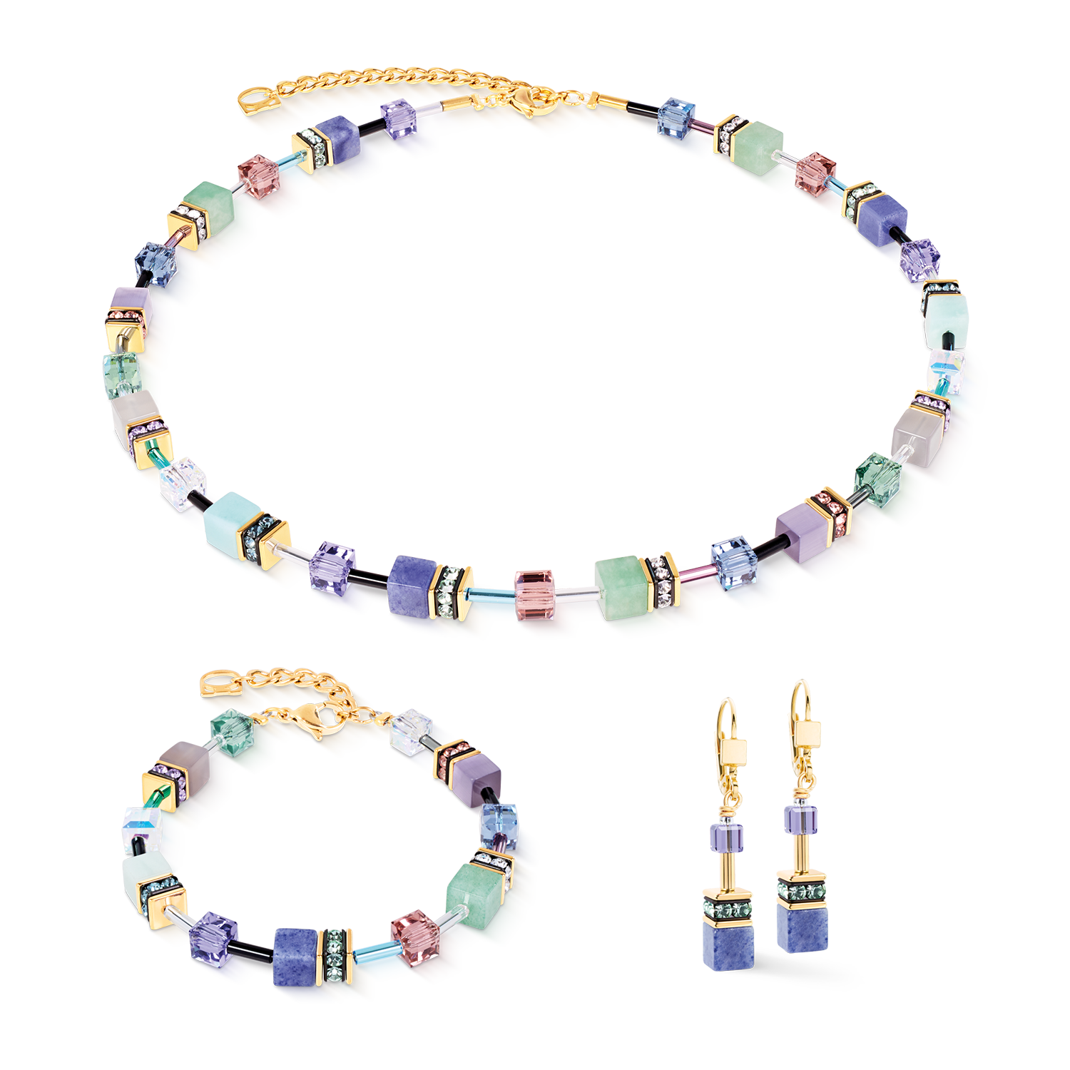 GeoCUBE® Iconic Precious Bracelet Pastel Garden