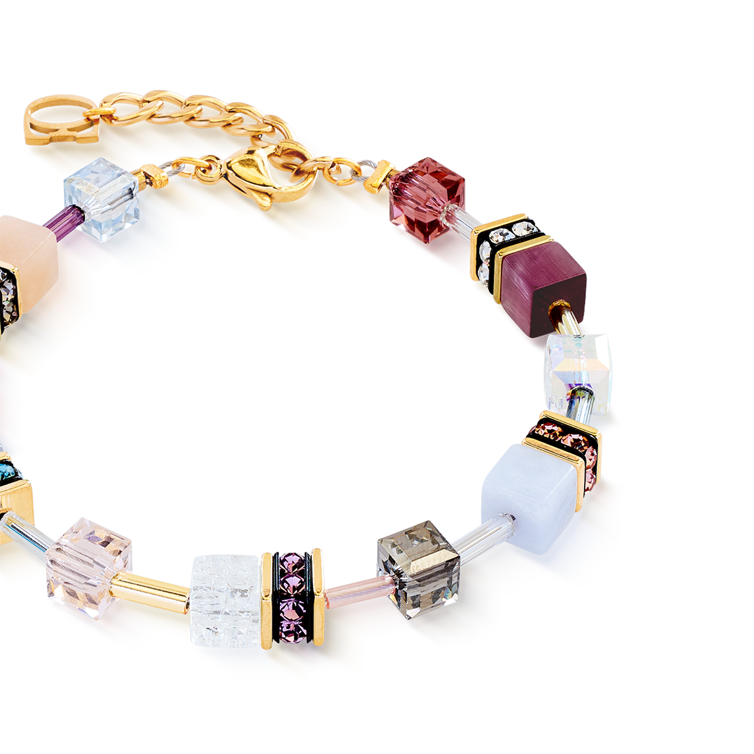GeoCUBE® Iconic Precious bracelet Golden Blush