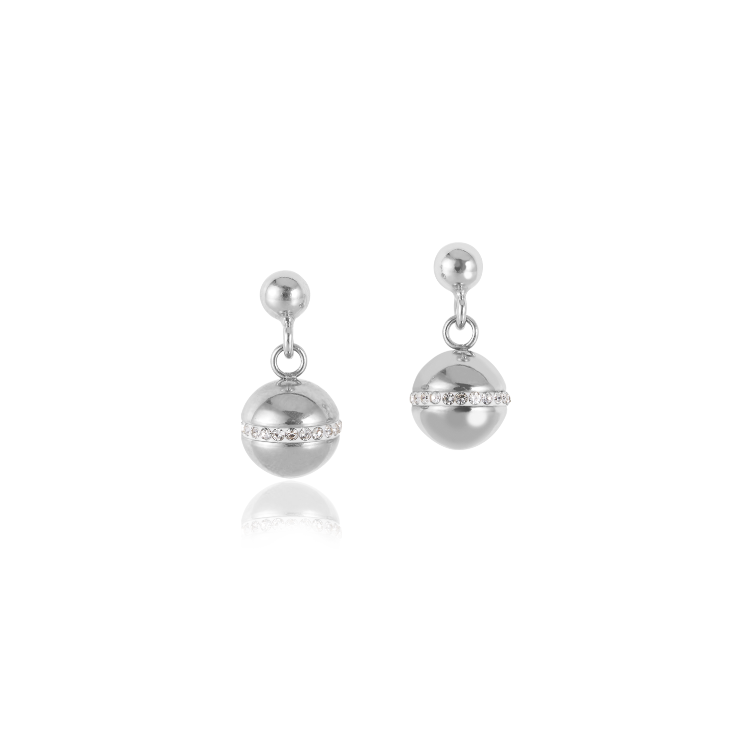 Earrings TwistedPEARLS stainless steel