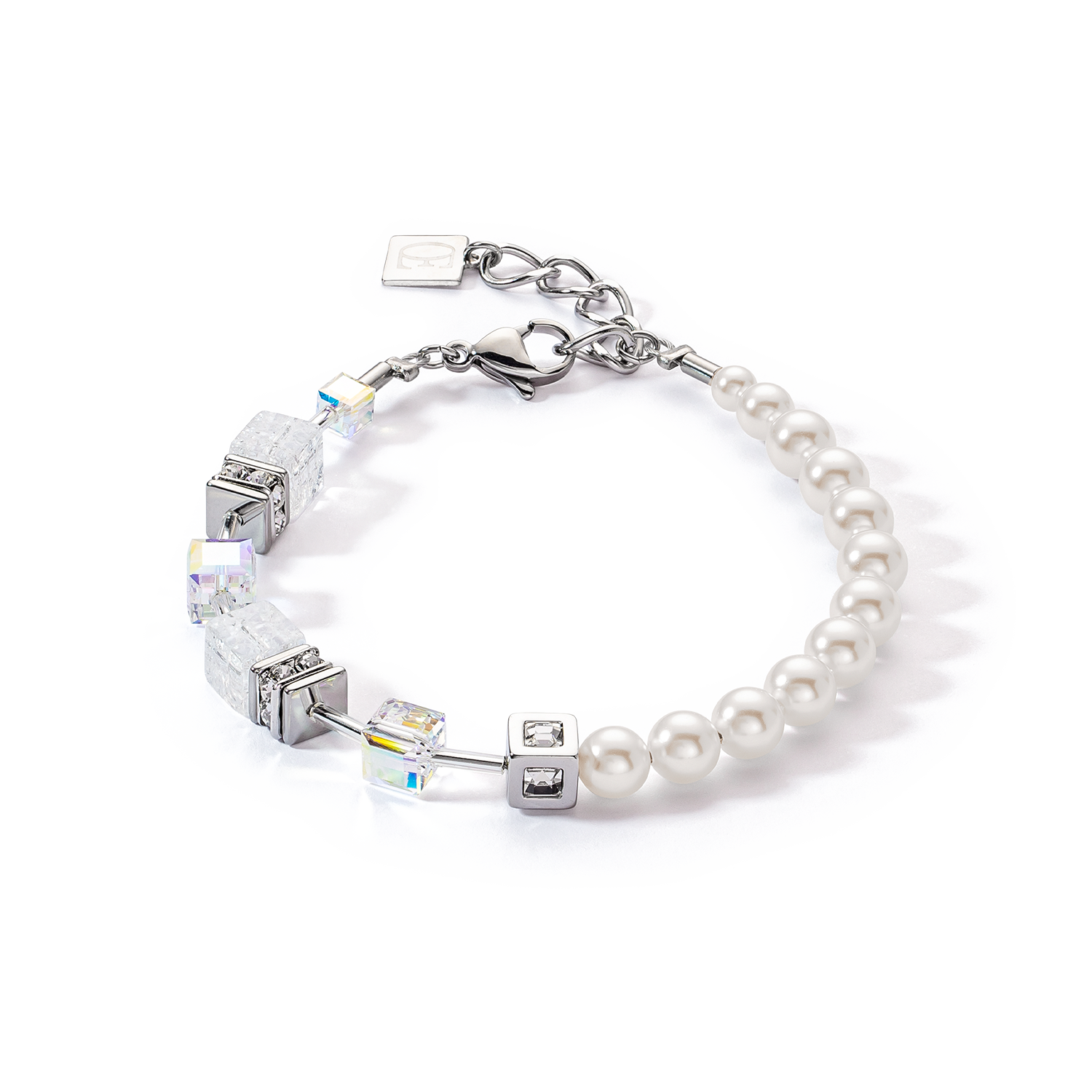 GeoCUBE® Precious Fusion Pearls bracelet