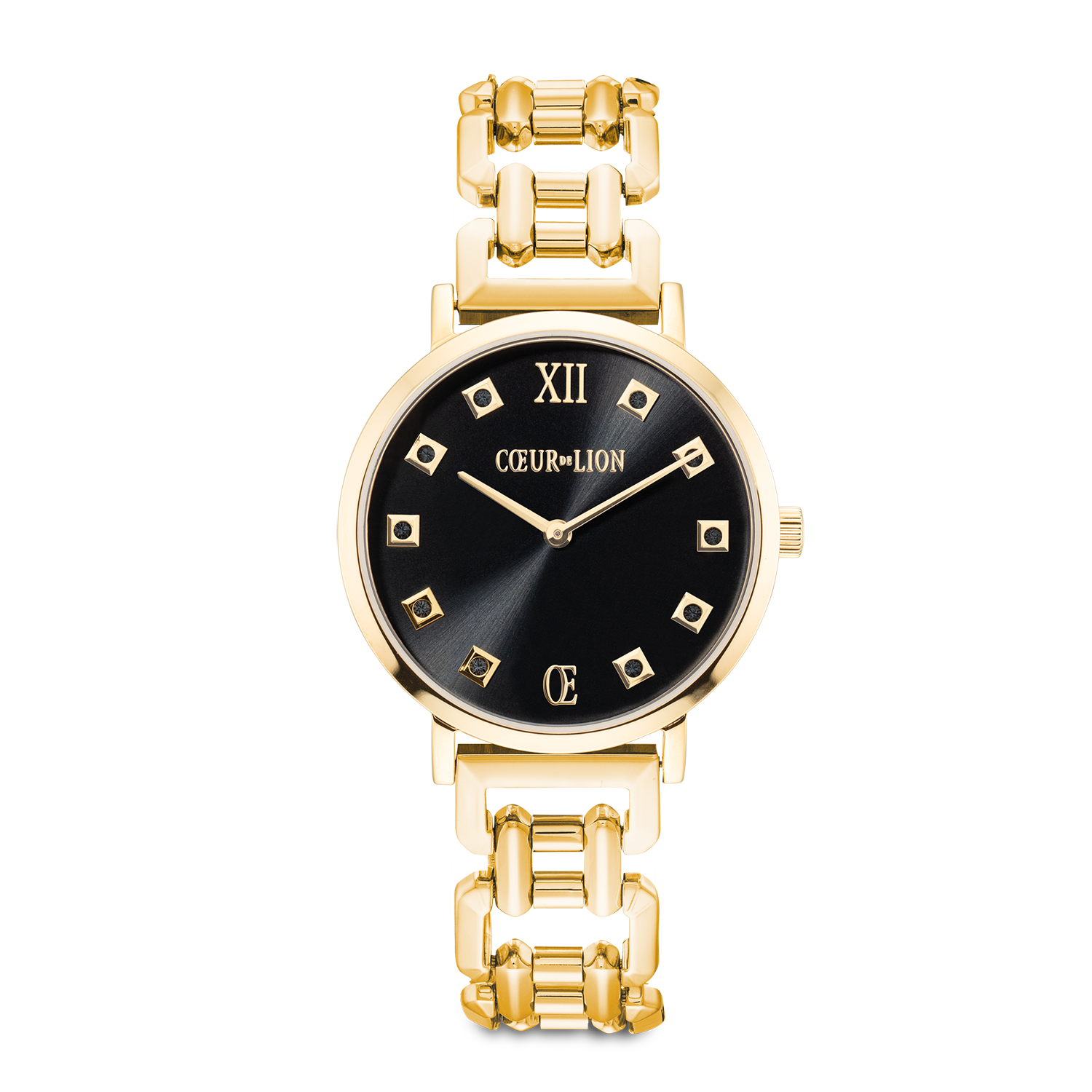 Watch Round Brilliant Glamourous Statement Gold