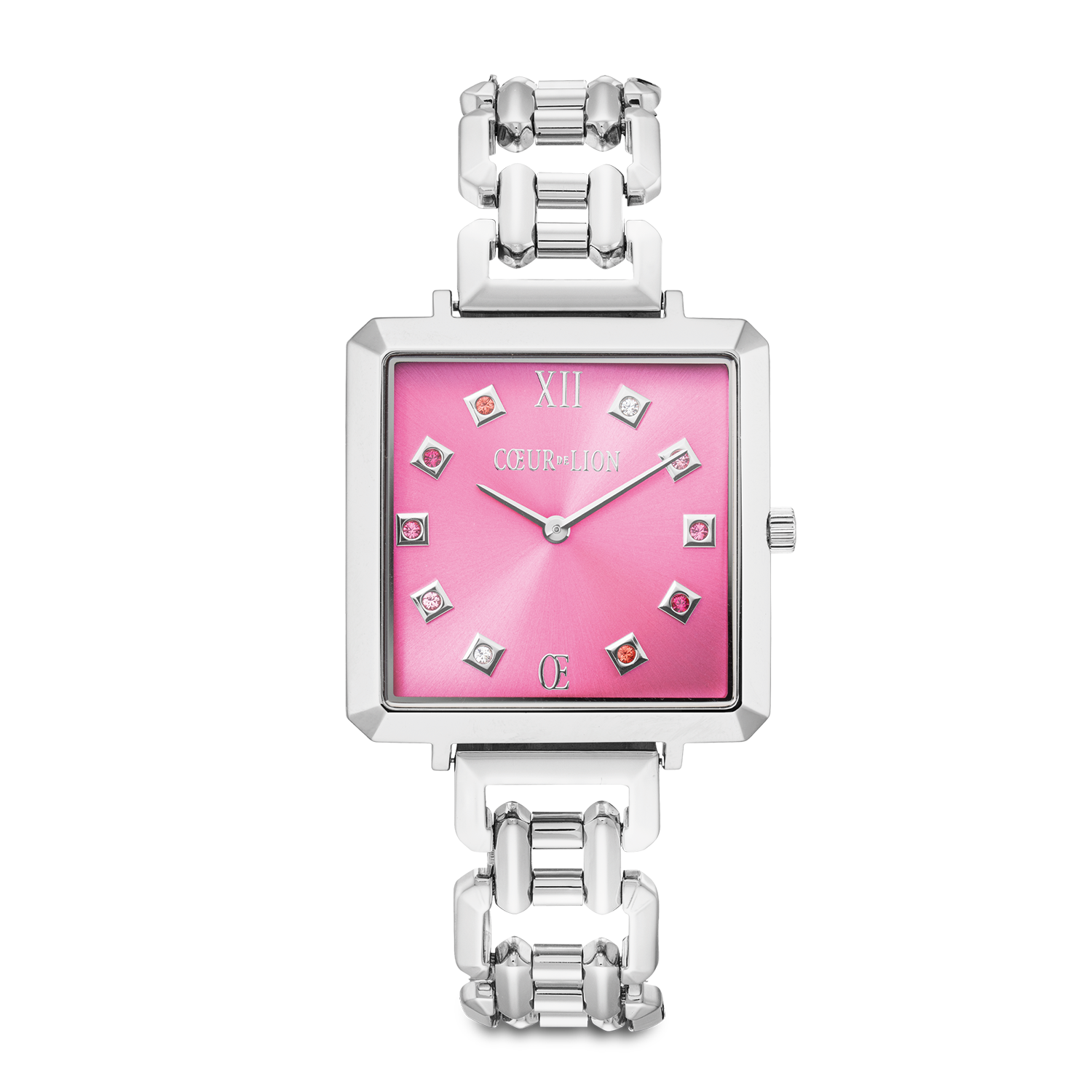 Iconic Cube Statement Watch Viva silver