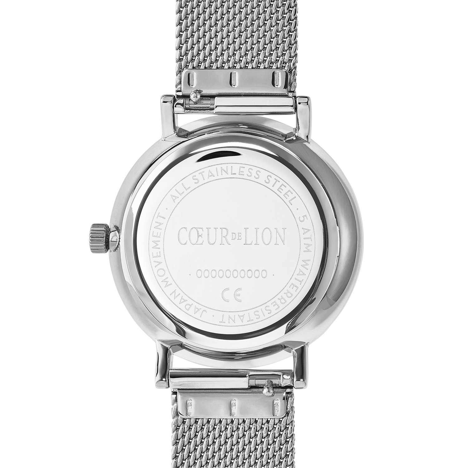 Watch Round Sparkling Sunray Transformative Teal Milanaise Silver