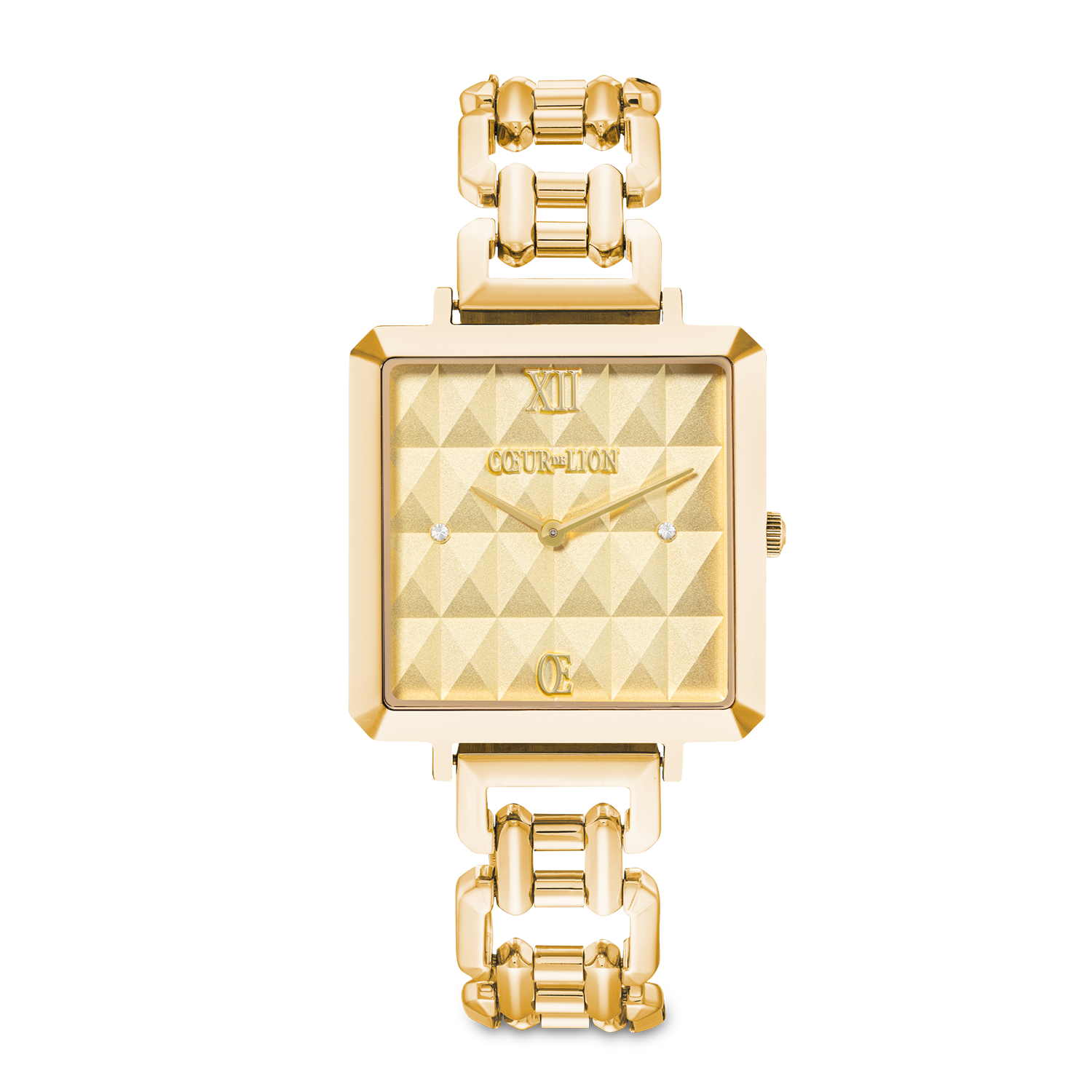 Watch Iconic Cube Spikes Statement Gold