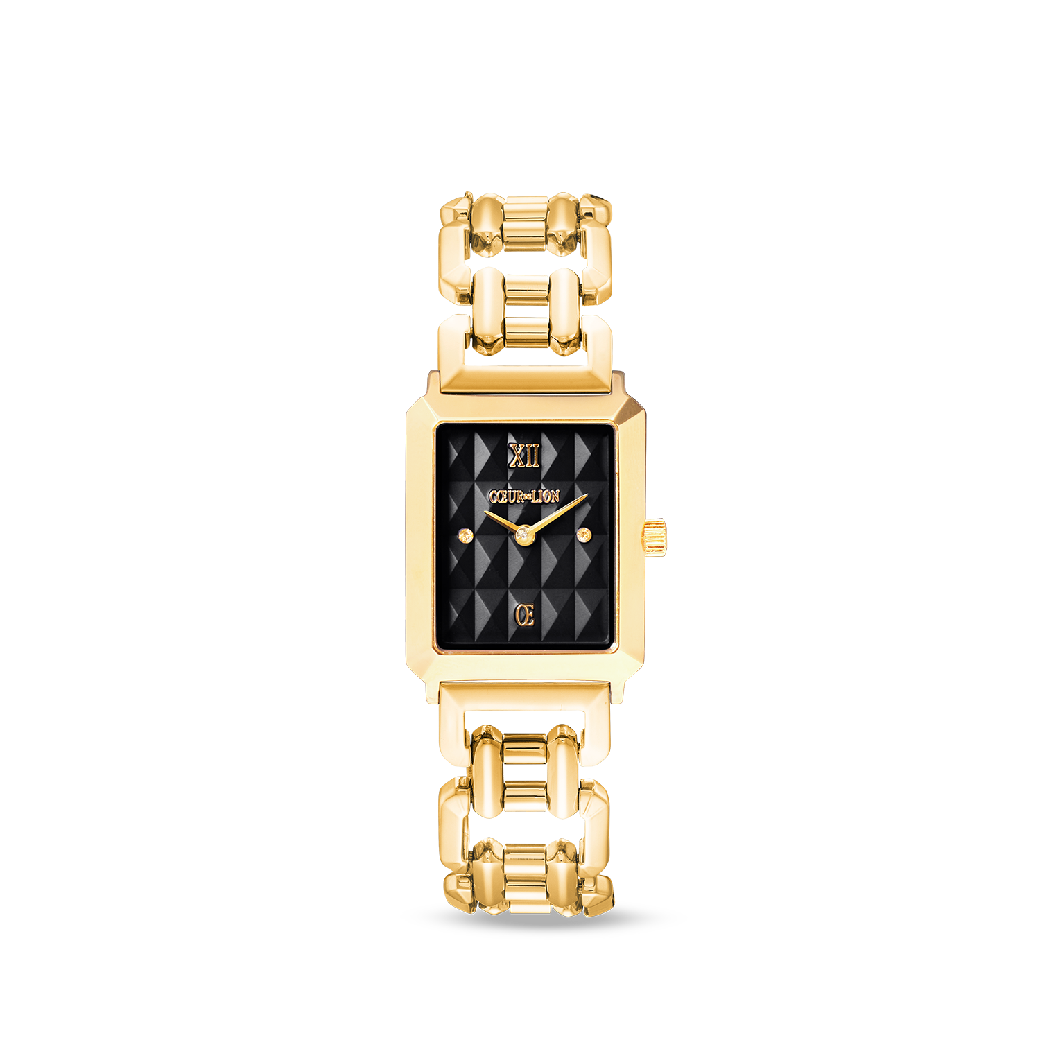 Watch Iconic Spikes Black Statement gold