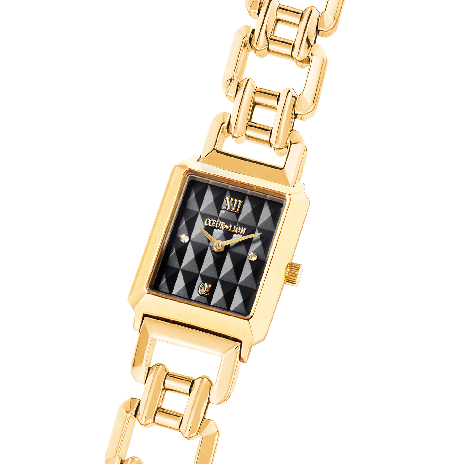 Watch Iconic Spikes Black Statement gold