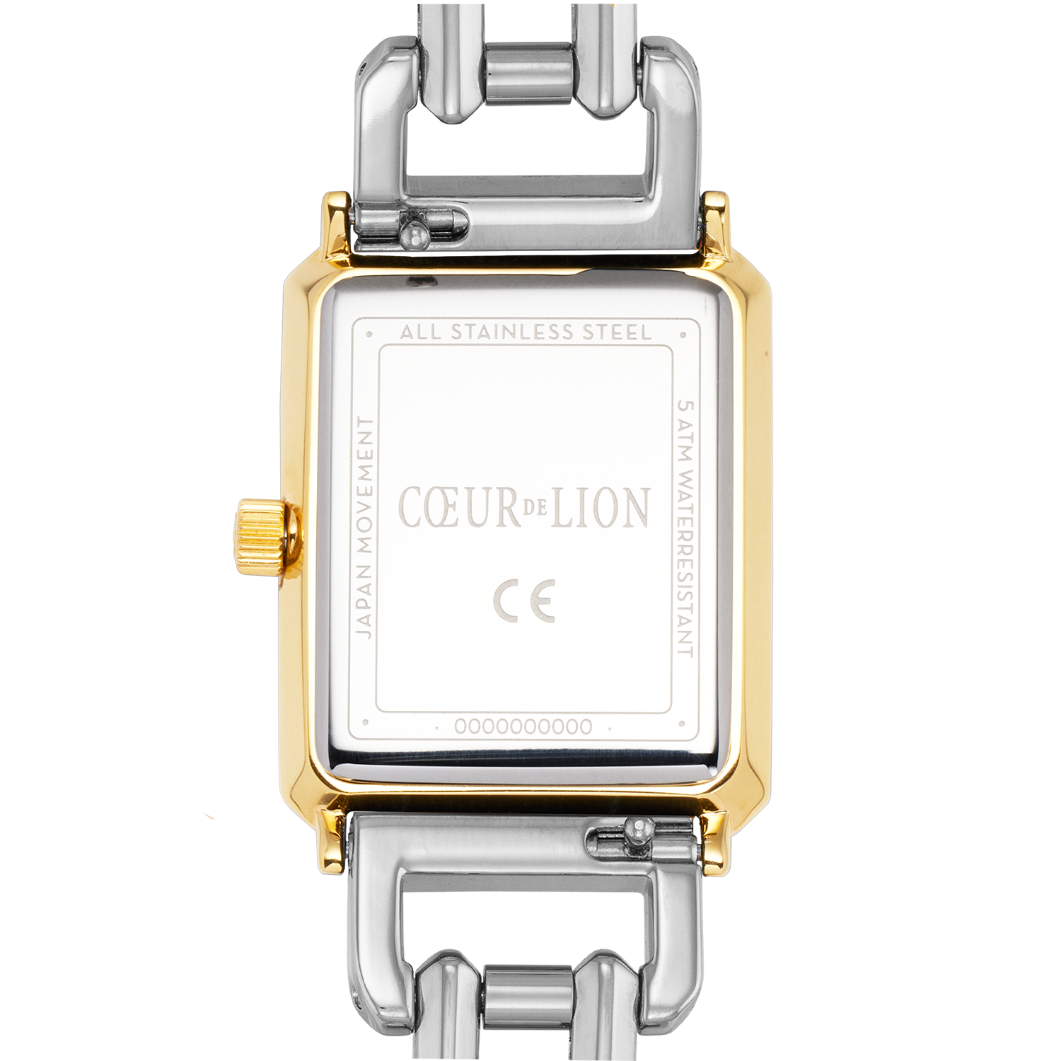 Iconic Spikes Statement Watch Silver Bicolor