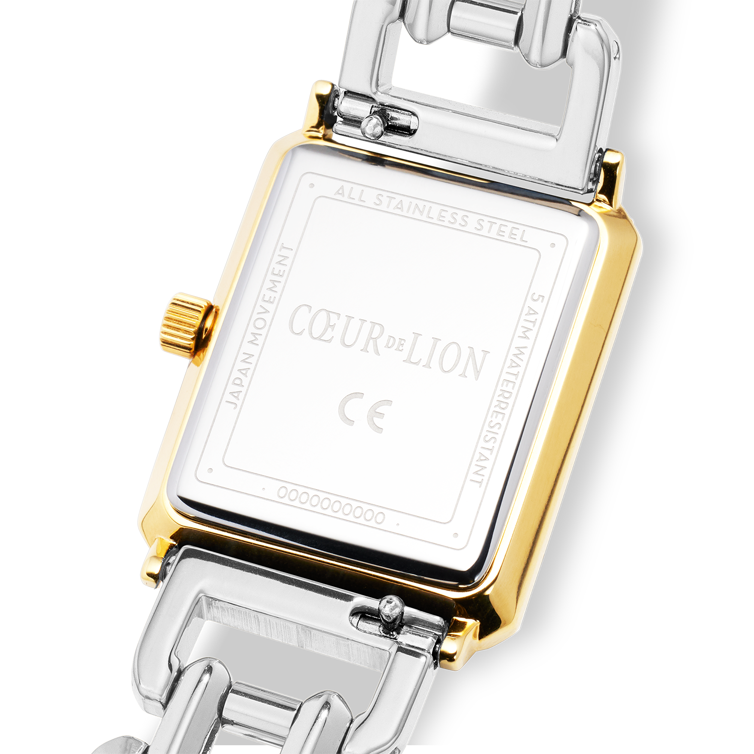 Iconic Spikes Statement Watch Silver Bicolor