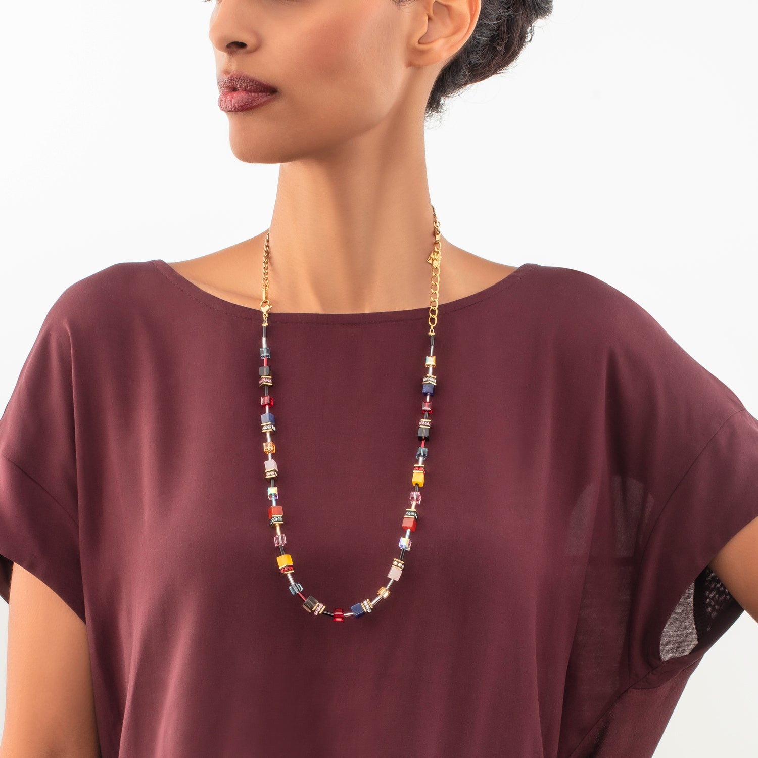 Extension chain 21 cm gold