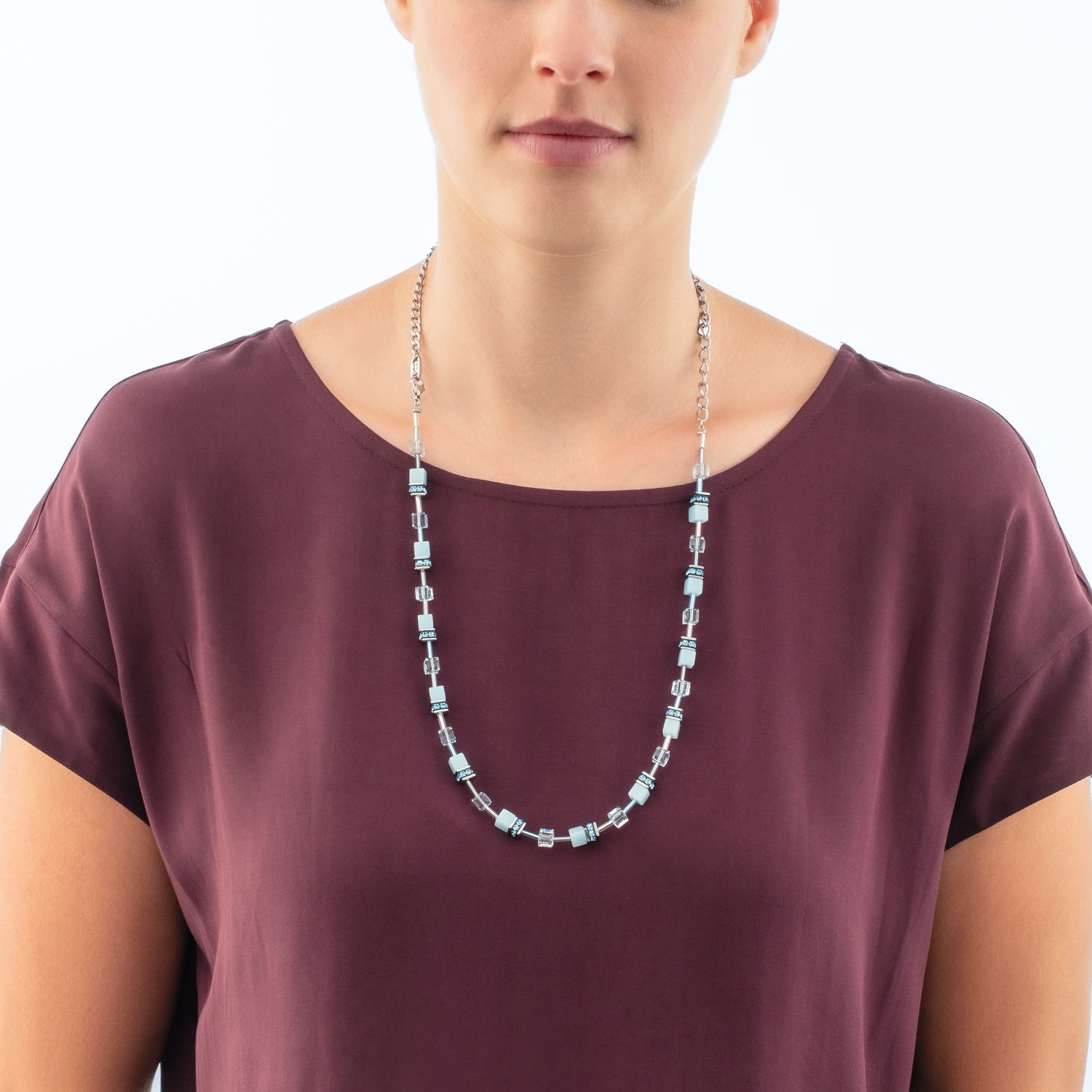 Extension chain 21 cm silver