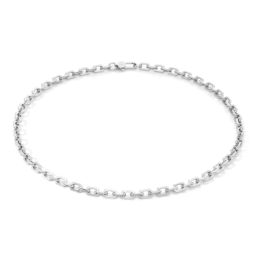 Necklace link chain silver