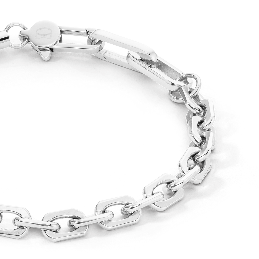 Bracelet Pearls Fusion link chain white