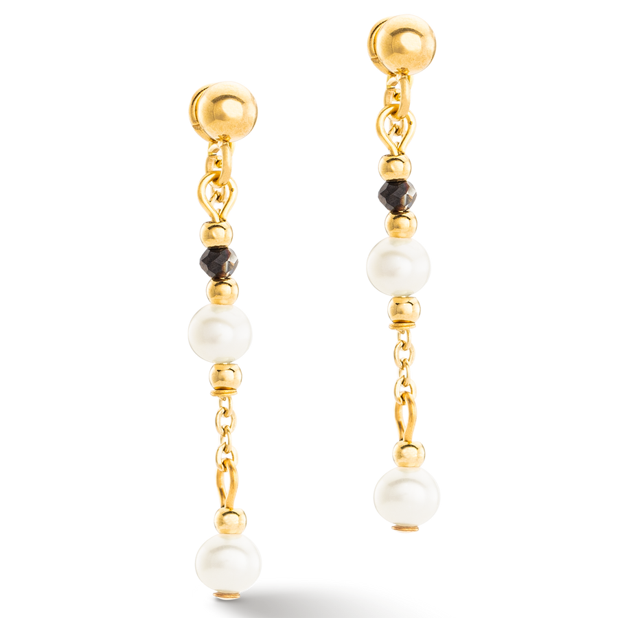 Earrings Modern Princess Freshwater Pearls gold