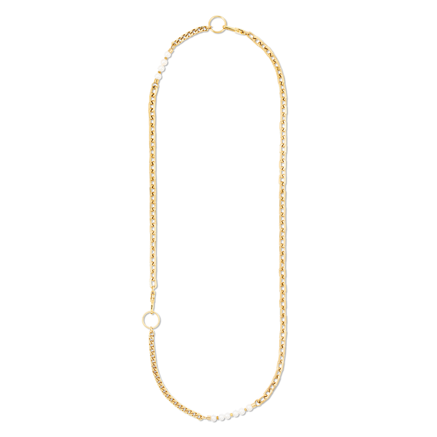 Necklace Shape Shifter Freshwater Pearls gold