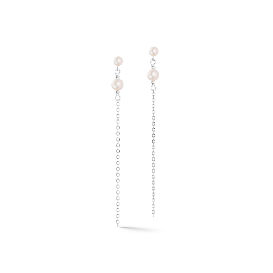 Earrings Princess Pearls silver-pink