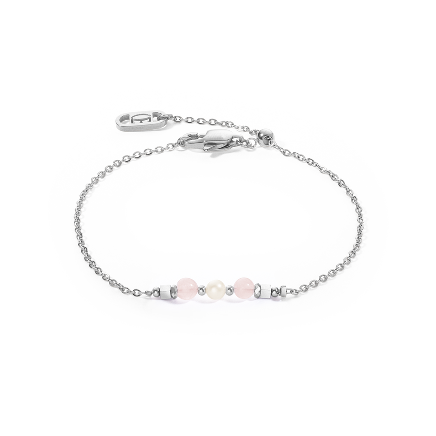 Bracelet Princess Pearls silver-pink