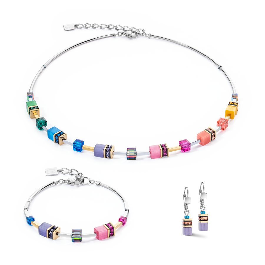 GeoCUBE® Iconic Lite Necklace Rainbow