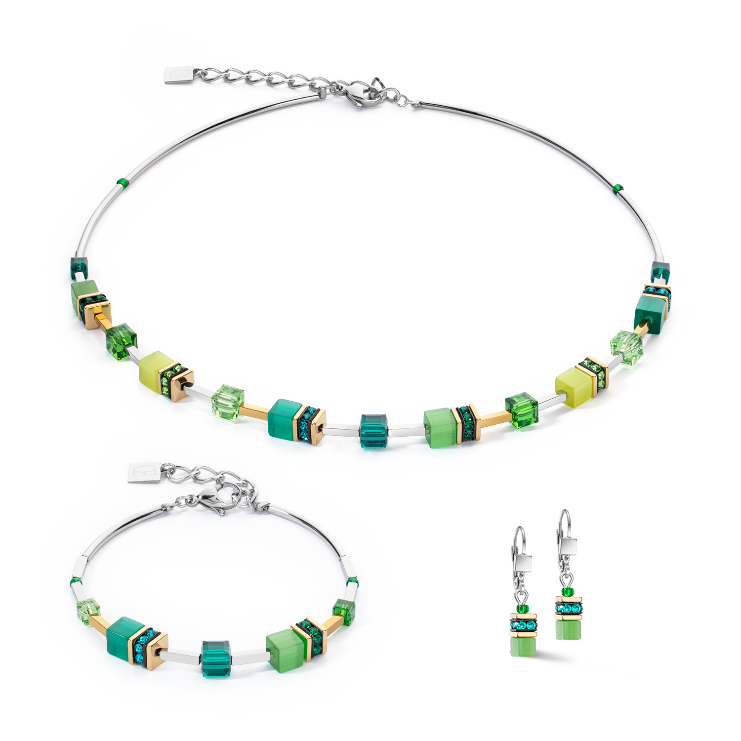 GeoCUBE® Iconic Lite Earrings Green