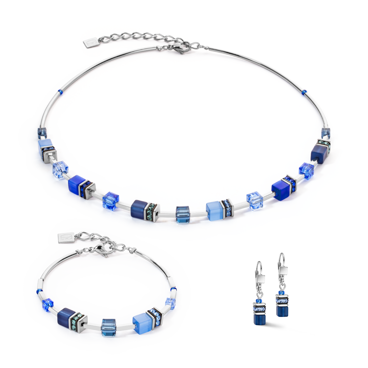 GeoCUBE® Iconic Lite Earrings Blue
