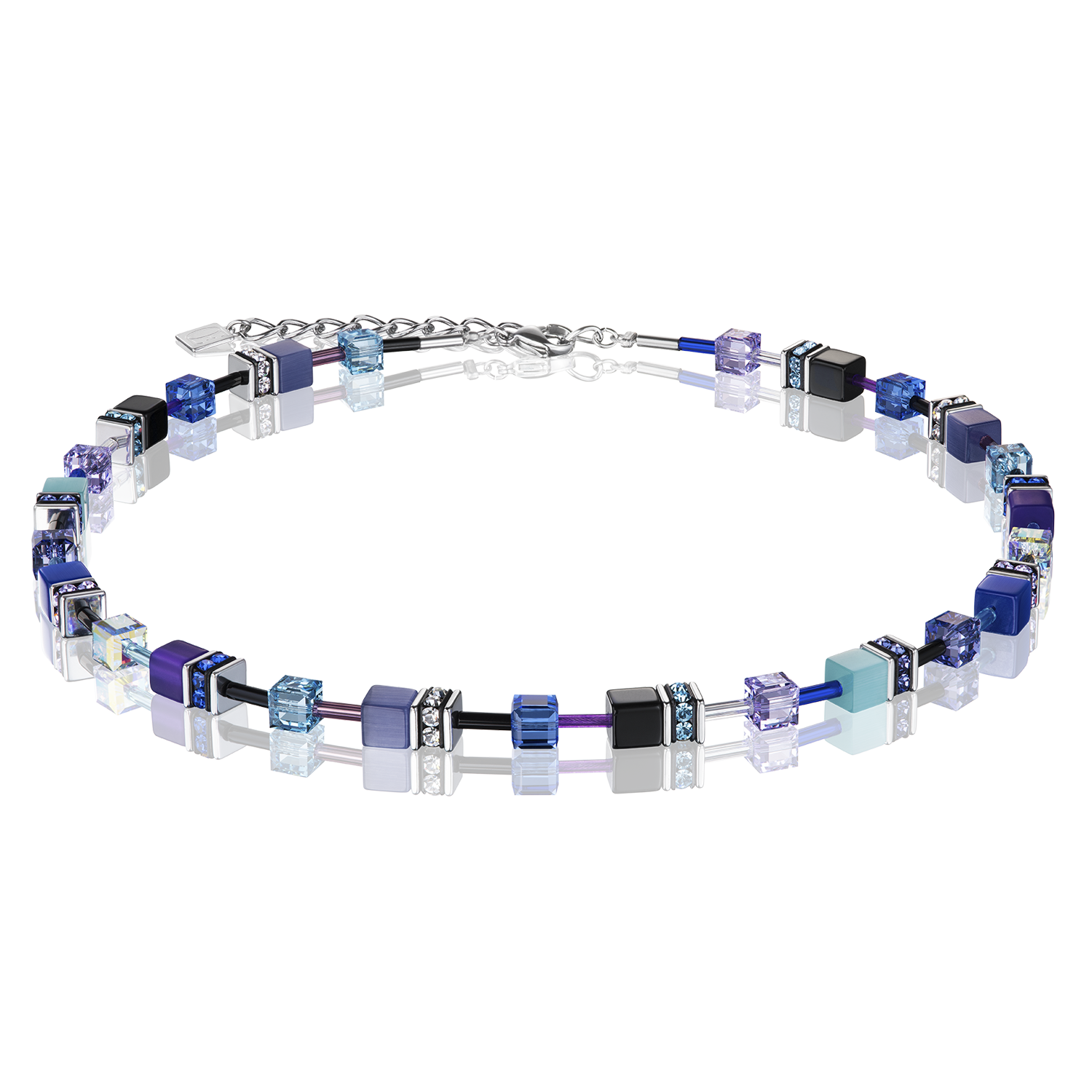 GeoCUBE® Necklace blue-purple