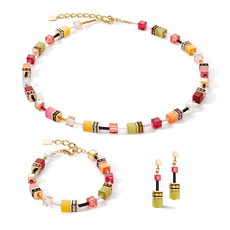 GeoCUBE® Iconic Multicolour Indian Summer necklace