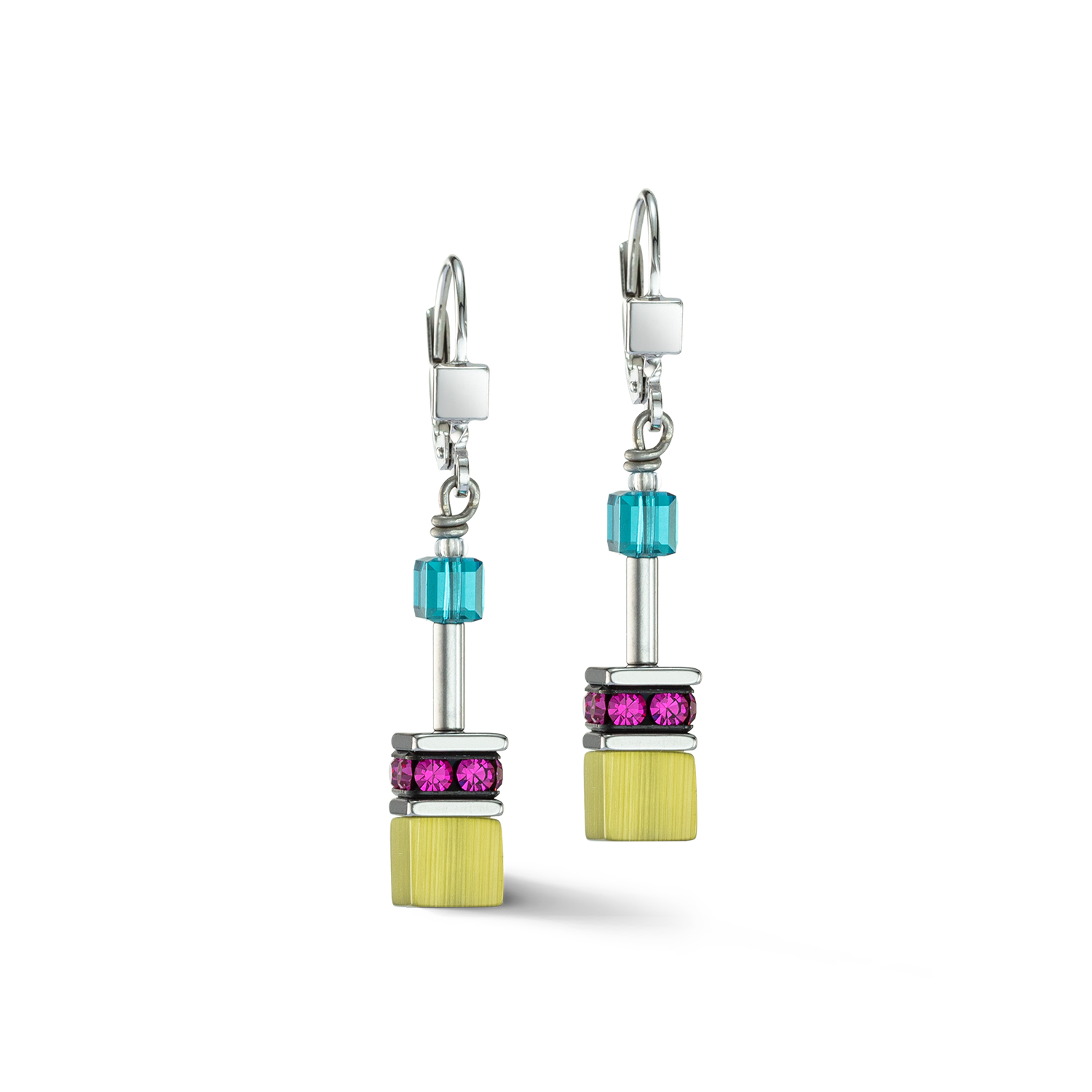 GeoCUBE® Iconic earrings Multicolour Fancy