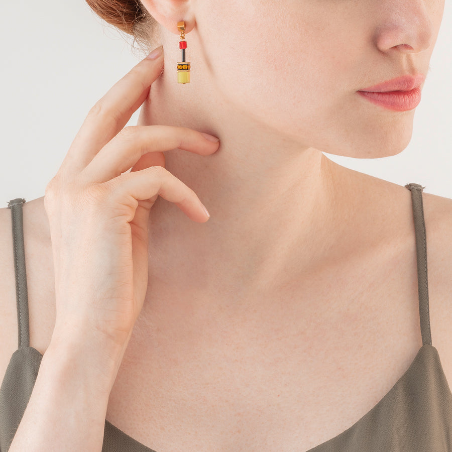 GeoCUBE® Iconic Multicolour Indian Summer earrings