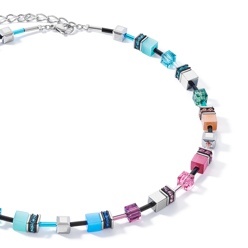 GeoCUBE® Necklace multicolour fresh vintage