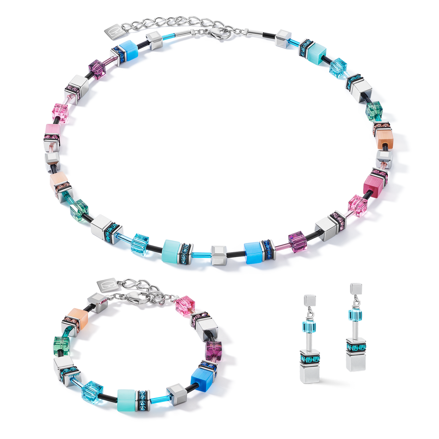 GeoCUBE® Earrings multicolour fresh vintage