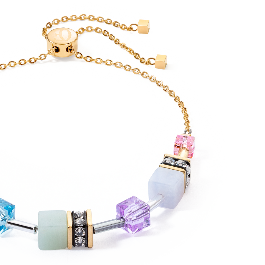 GeoCUBE® Iconic Nature Chain bracelet pastel